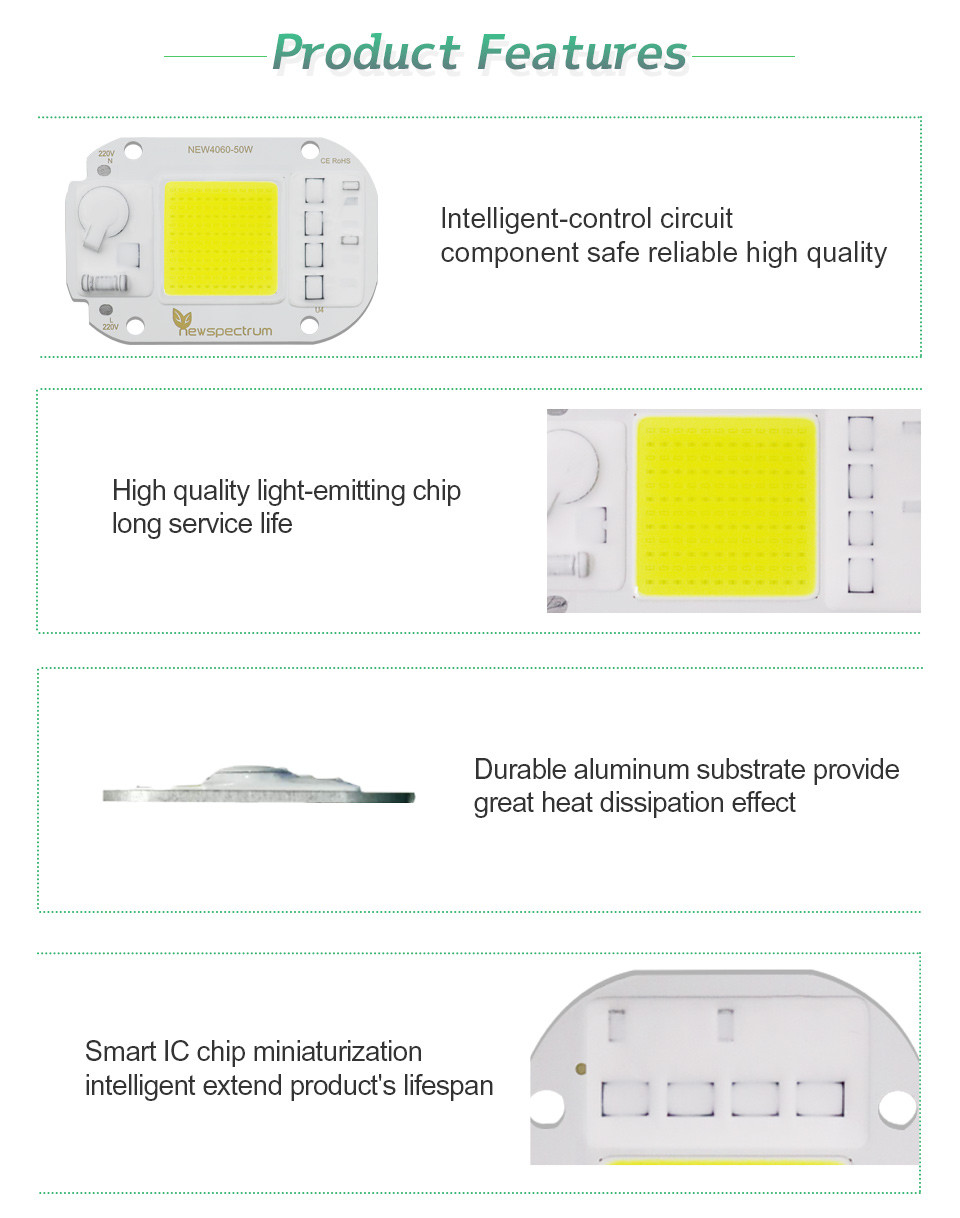 6000K COB LED Module Size 25mm Flip Chip For DIY Flood Light