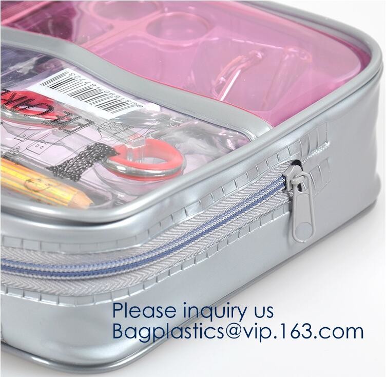 High Performance Toiletry Bag,Vinyl Plastic Toiletry for Travel Accessories Organizer Makeup bag,Wine sling Recycled Cos