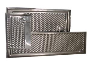 Quality Welded Pillow Plate Heat Exchanger Safety Food Grade 0.8mm 0.9mm wholesale