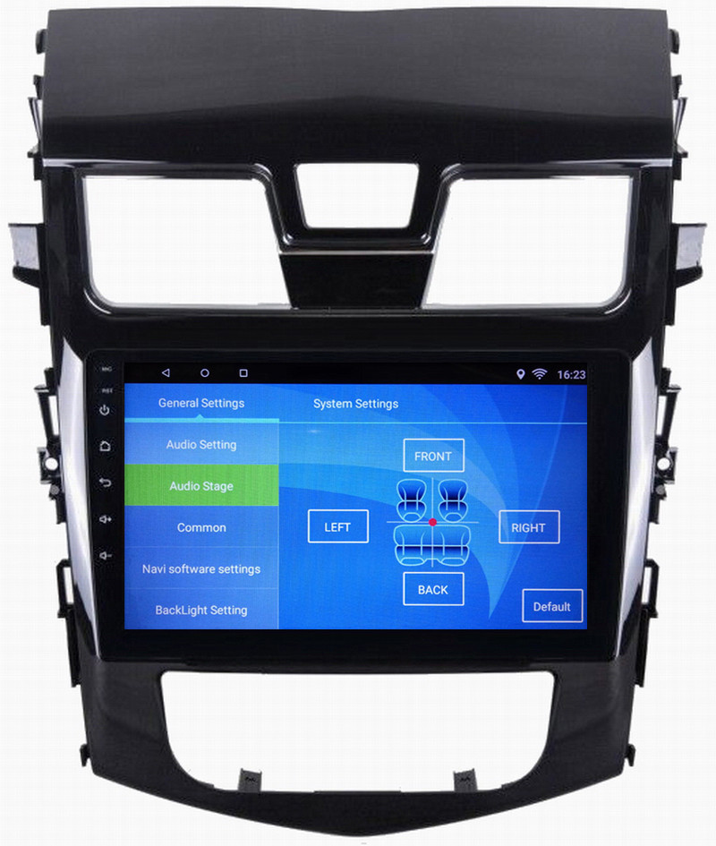 Ouchuangbo car gps radio multimedia kit android 6.0 for Joyear S500 with bluetooth wifi graphical user interface