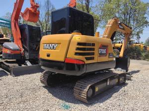 Quality 5T 36kw Used Sany Excavators Mini Backhoe Construction Excavator Sany Sy55c wholesale