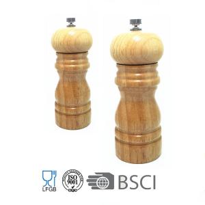 Quality pepper mill grinder Rubber Wood wholesale