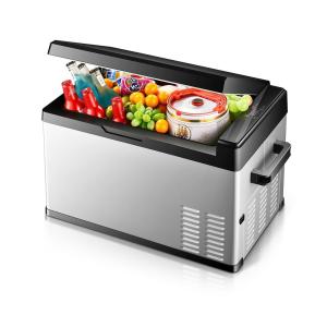 Quality 12V 220V Mini Travel Refrigerator , 45W Portable Mini Fridge For Car wholesale