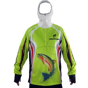 Quality Unisex Outdoor Fishing Clothing OEM Design Hooded Fishing Shirt Multi Color wholesale