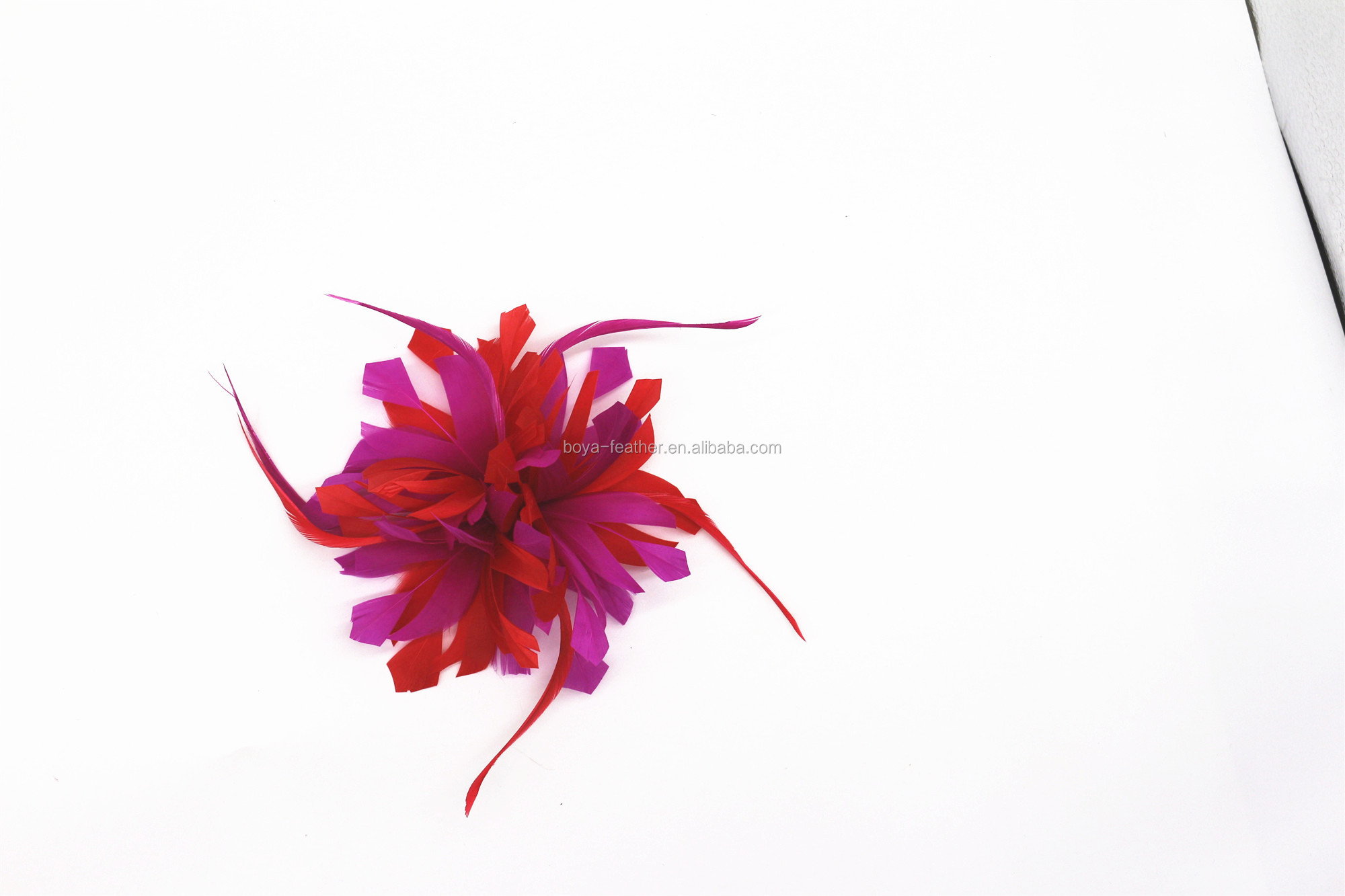 Shipping DHL UPS FEDEX EMS TNT Biot and Goose Feather Flower Mount with Wire Accessory