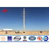 Buy cheap Steel Galvanzied Electric Power Pole for 345KV Transmission Line from wholesalers