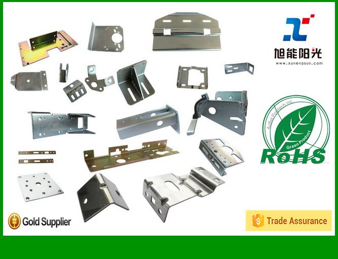 Stainless Steel Sheet Metal Stamping Parts and Bending Parts with Silver Plated Finish