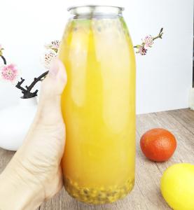 Quality 1000ml PET Plastic Juice Storage Bottles with Easy Pull Cover, Food Grade for Tea, Milk, Cold Pres wholesale