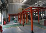 Adjustable Speed Industrial Automatic Powder Coating Plant 380V Customized