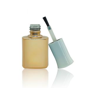 Quality Yellow Green Thick Glass Empty Nail Polish Bottles With Brush OEM ODM wholesale