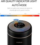 Colored LED True HEPA Air Purifier Eliminates Allergens Dust Removal Air