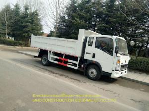 China Diesel Small Dump Truck 6 Wheels Light Truck Cargo 5 - 10 Tons Loading on sale