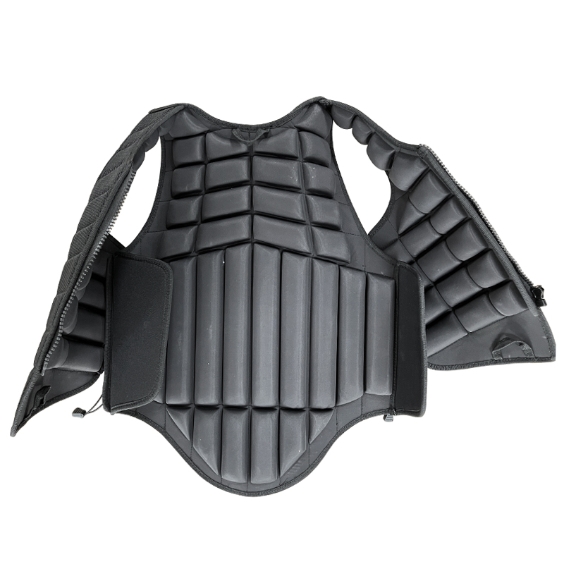 Comfortable EVA Foam Padded Horse Riding Safety Vest with Cotton and Mesh Fabric