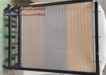 Architectural Wall Drapery Spiral Wire Mesh Stainless Steel Plate Colorful