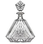 Clear Industrial Beverage Decanter for Unique Shape Crystal Glass Whisky
