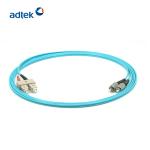 SC-FC Duplex 2.0mm 50/125um OM3/OM4 3M PVC/LSZH Aqua Fiber Optic Patch Cord