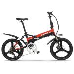 20 Inch Foldable Portable Electric Bike 48v 13AH L G Battery 400W Motor