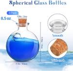 Custom Size Accepted Industrial Cosmetic Square and Round Perfume Glass Bottle
