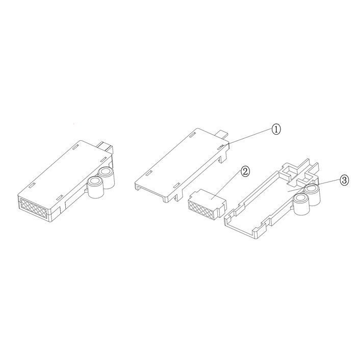 12 Core 2.0 Patch Cord Splitter High Temperature Resistant 58*29*8.2