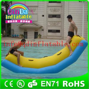 Quality QinDa Hot sale inflatable water games teeterboard inflatable water seesaw wholesale