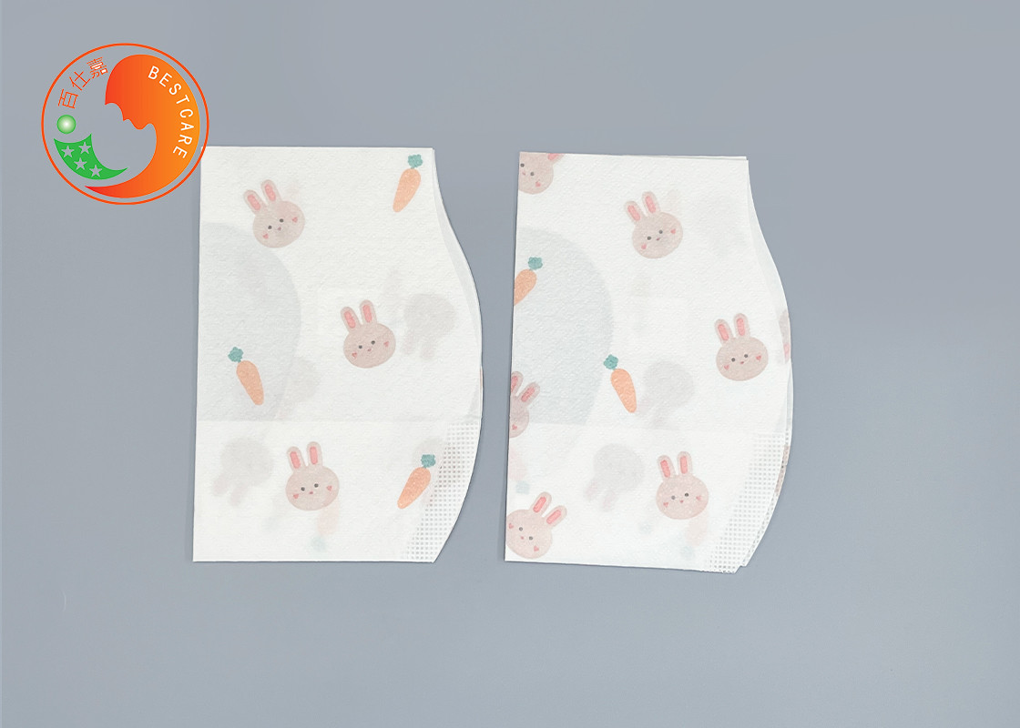 Discreet Disposable Custom Disposable Bibs Sterile Easy Removal With Catch Pocket Dry