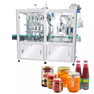 China 500g Soy Ketchup Sauce Filling Machine For PET Bottle Capping on sale