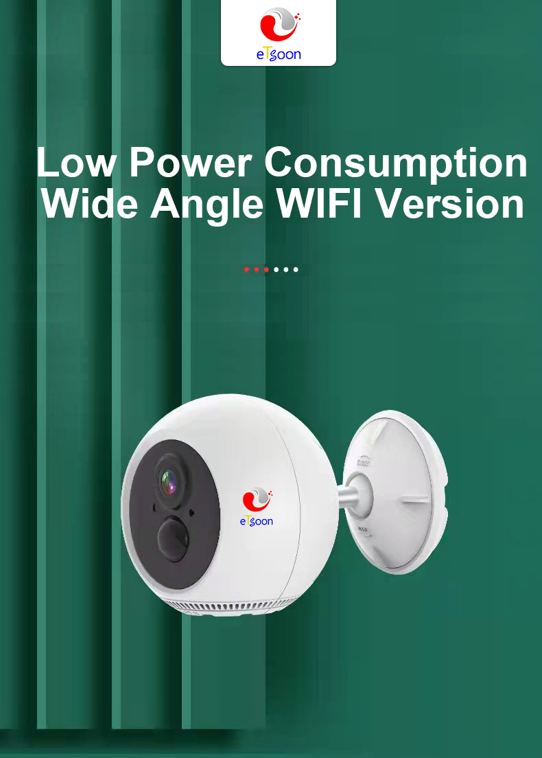 2MP 4MP Baby Care Monitor Night Vision IP Camera Wireless CMOS Sensor Free Cloud Service Smart Solar Cctv Camera