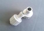 Silver Anodized CNC Machined Aluminum Parts Powder Coating Customized Color