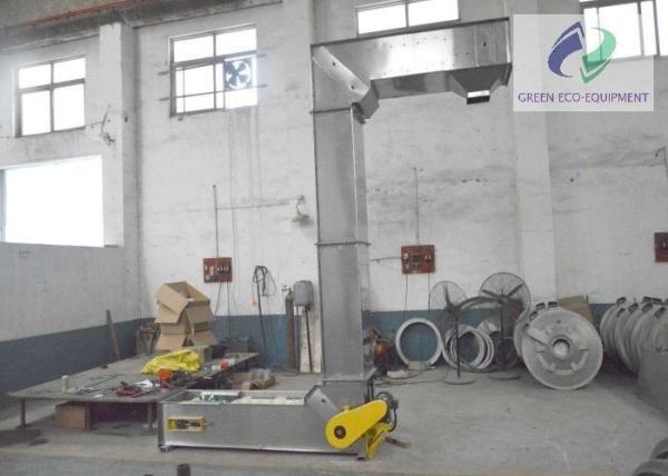 Cheap 4-6.5m3/H Grain Bucket Elevator , Steel Bucket Elevator Heat Resistant for sale