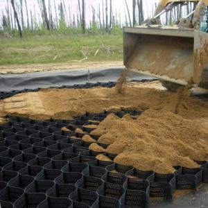Quality ASTM HDPE Geoweb Geocell HDPE 50mm Road Grid Gravel Honeycomb wholesale