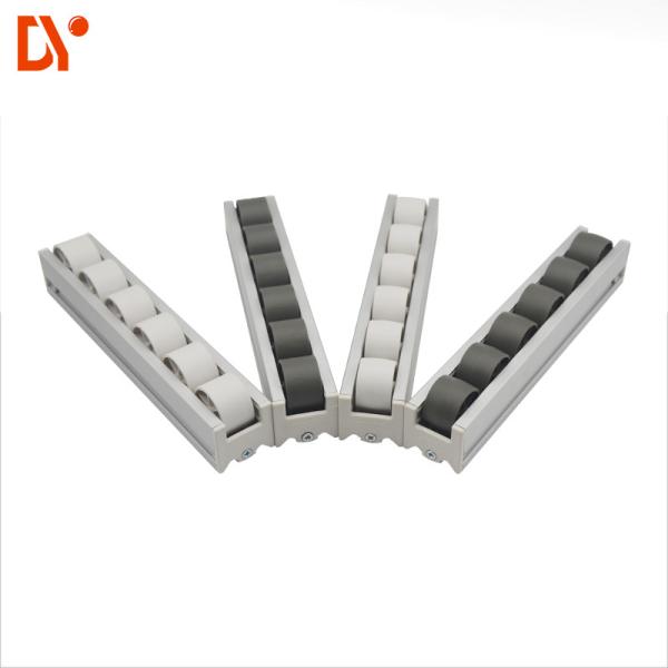 Aluminum Flow Roller Track Hardware 4000mm Standard Length For Sliding Shelf