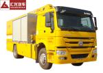 Yellow Color Fire Fighting Vehicle Large Flow Drainage 300HP 5000kgs Water Load