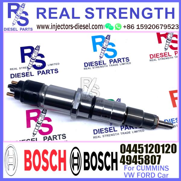 Diesel Engine Parts Common Rail Fuel Injector 0445120120 4945807 For CUMMINS VW