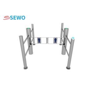 Quality Pedestrian Swing Turnstile Gate Customized 304 Stainless Steel For Supermarket wholesale