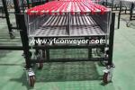 Durable ABS Skate wheel Conveyor,Gravity Flexible Conveyor