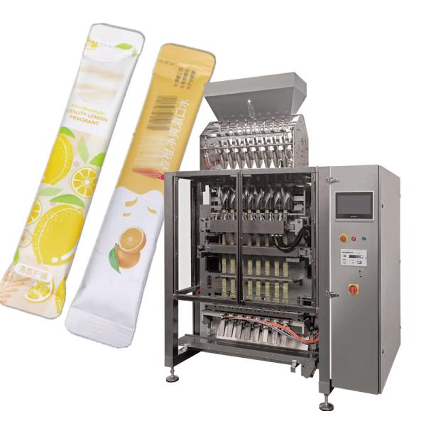 Multilane VFFS 4/6/8/10 Lanes Milk Mix 3 In 1 Instant Coffee Sugar Powder