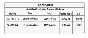 Quality Ergonomic Gas Powered Commercial Cooking Equipment Providing 6 Range Stove With Oven Features wholesale