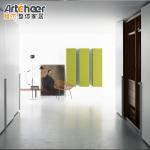 Bedroom Furniture Modern White Clothes Wardrobe with Storage Wall Design Slide