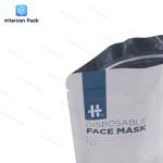 Customizable Plastic Zipper Lock KF94 Polyester Packaging Bag For Mask Storage