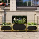 Outdoor luxury iron street combination flower planter box