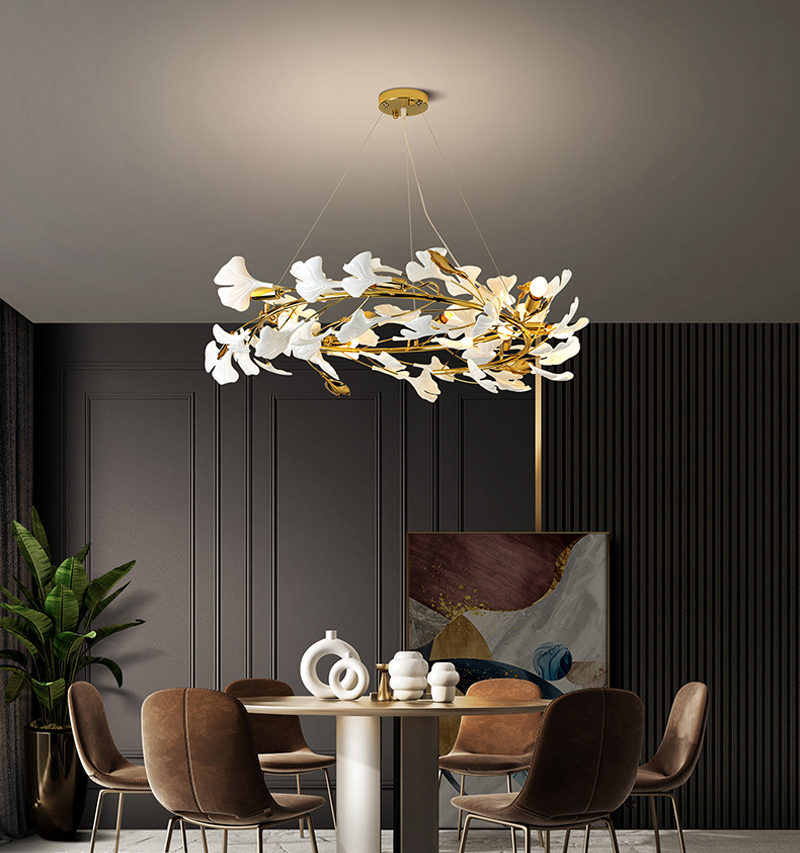 Creative Led Chandelier For Living Room Luxury Staircase Lamp nordic tree chandelier(WH-MI-324)