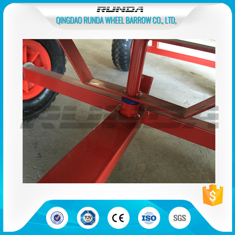 Tarpaulin Wooden Garden Mesh Cart TC1812 Durable Convenient Carriage SGS