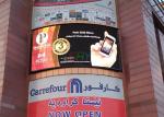 Wall Mounted Advertising Curved LED Screens Waterproof 960mm x 960mm