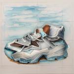 Light Weight Custom Basketball Shoes Rubber Outsole Material