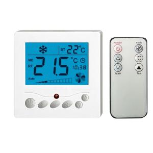 Quality Air Conditioning Wireless Fan Coil Thermostat Anti - Flammable PC Housing wholesale