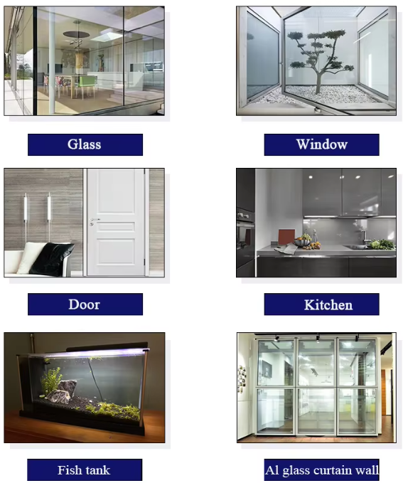 Exterior Wall Water Room Balcony Metal Silicone Sealant Highly Sticky Building