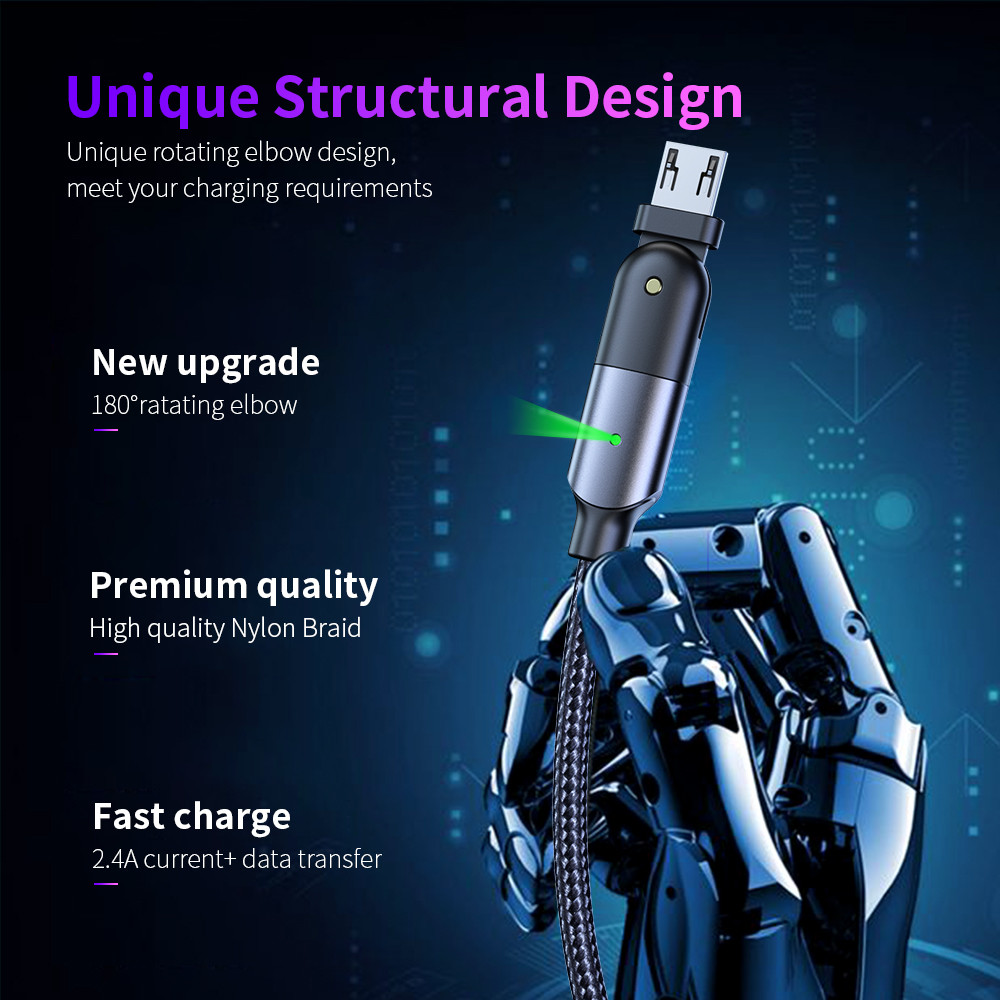 QC2.0 5V4A Magnetic USB Data Cable Supercalla Magic Rope
