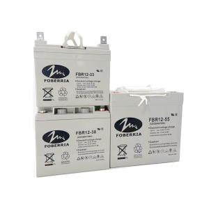 Quality 194mm Height 12V 33Ah Gel Battery RV Lead Acid Battery For Solar Storage wholesale