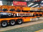 Steel Skeleton Semi Trailer for 20ft 40ft Container Chassis in Southeast Asia