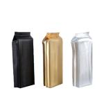 Resealable Recycle Coffee Bean Flat Bottom Gusset Bags